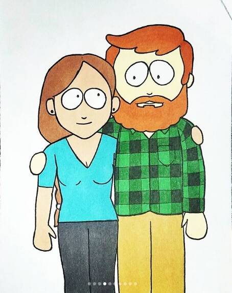 Inspirado em "South Park". Foto: Reprodução/Intagram