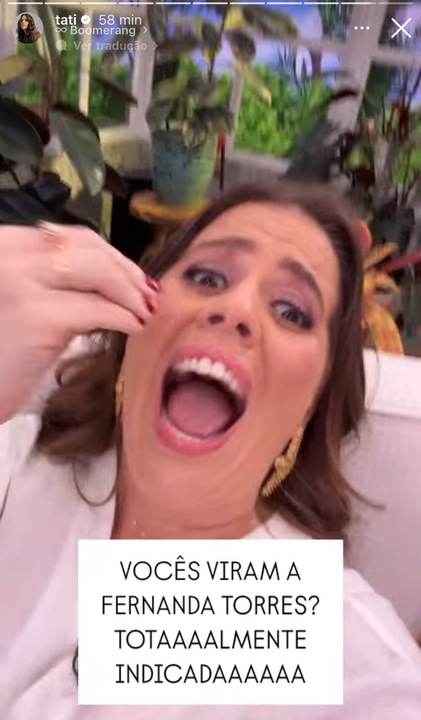 Tati Machado Reprodução: Instagram