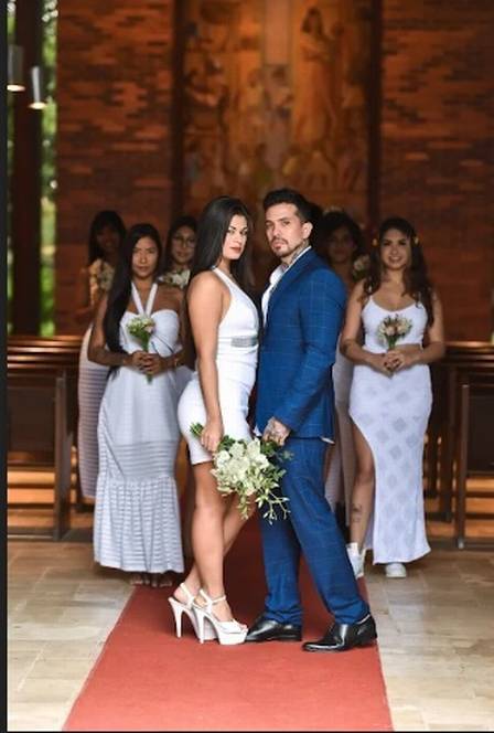 Casamento de modelo brasileiro, em SP. Foto: Divulgação CO