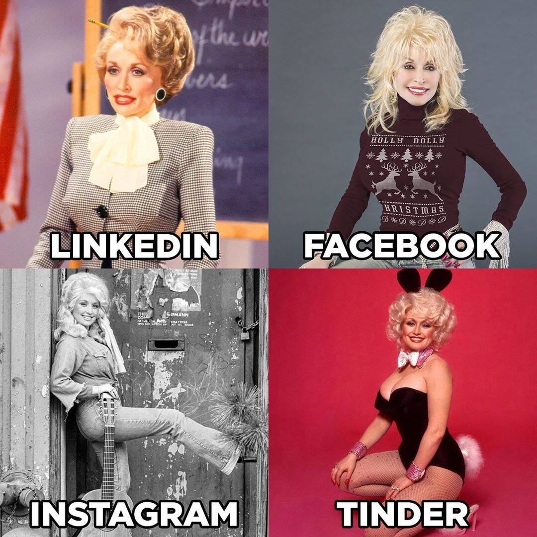 Famosos aderem ao meme "DollyParton Challenge". Foto: Reprodução/Instagram