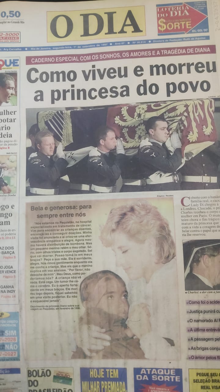 Morte da princesa Daiana. Foto: Reprodução