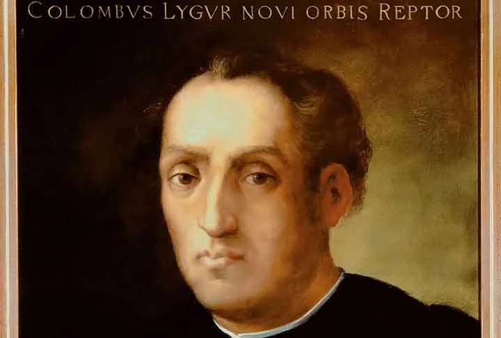 Colombo morreu em Valladolid, na Espanha, em 1506, mas desejava ser enterrado na ilha de Hispaniola, hoje compartilhada pela República Dominicana e pelo Haiti.  Reprodução: Flipar