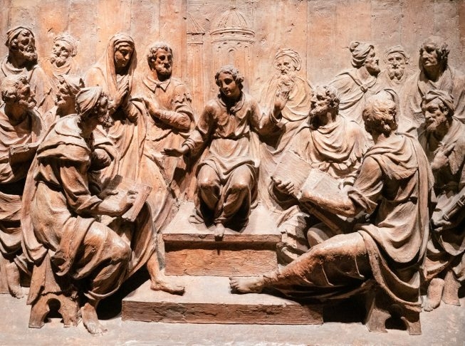 Jesus escolheu doze apóstolos para acompanhá-lo e espalhar sua mensagem. Entre eles estavam Pedro, Tiago, João e Judas Iscariotes, que mais tarde o trairia.  Reprodução: Flipar