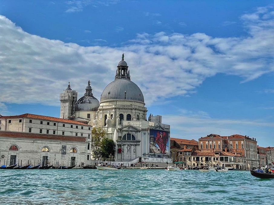 Basílica di Santa Maria della Salute, em Veneza, na Itália.. Foto: Reprodução/Instagram @annajanemelton 16.11.2022