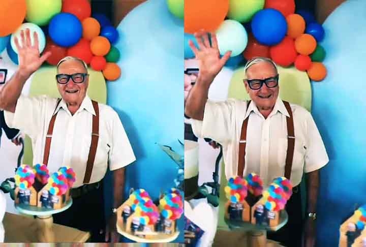 A comemoração de Antônio Massei ganhou decoração do filme de animação “Up: Altas Aventuras” (2009), da Pixar. 
 Reprodução: Flipar