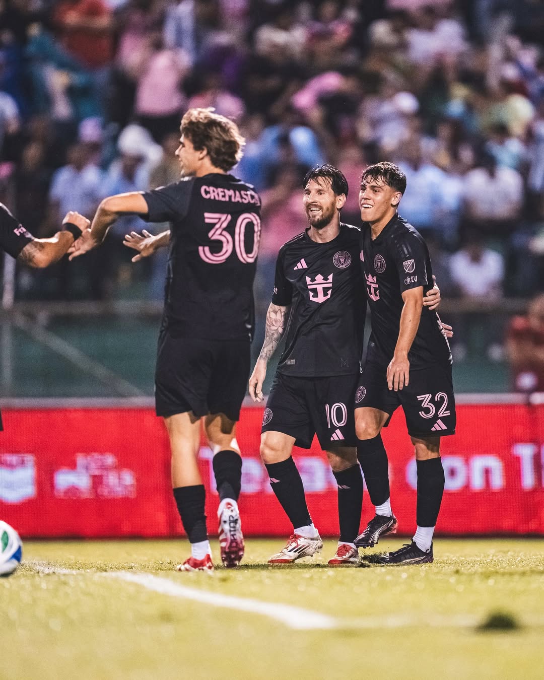 Messi e jogadores do Inter Miami CF comemoram. Foto: Reprodução Instagram - 9.2.2025
