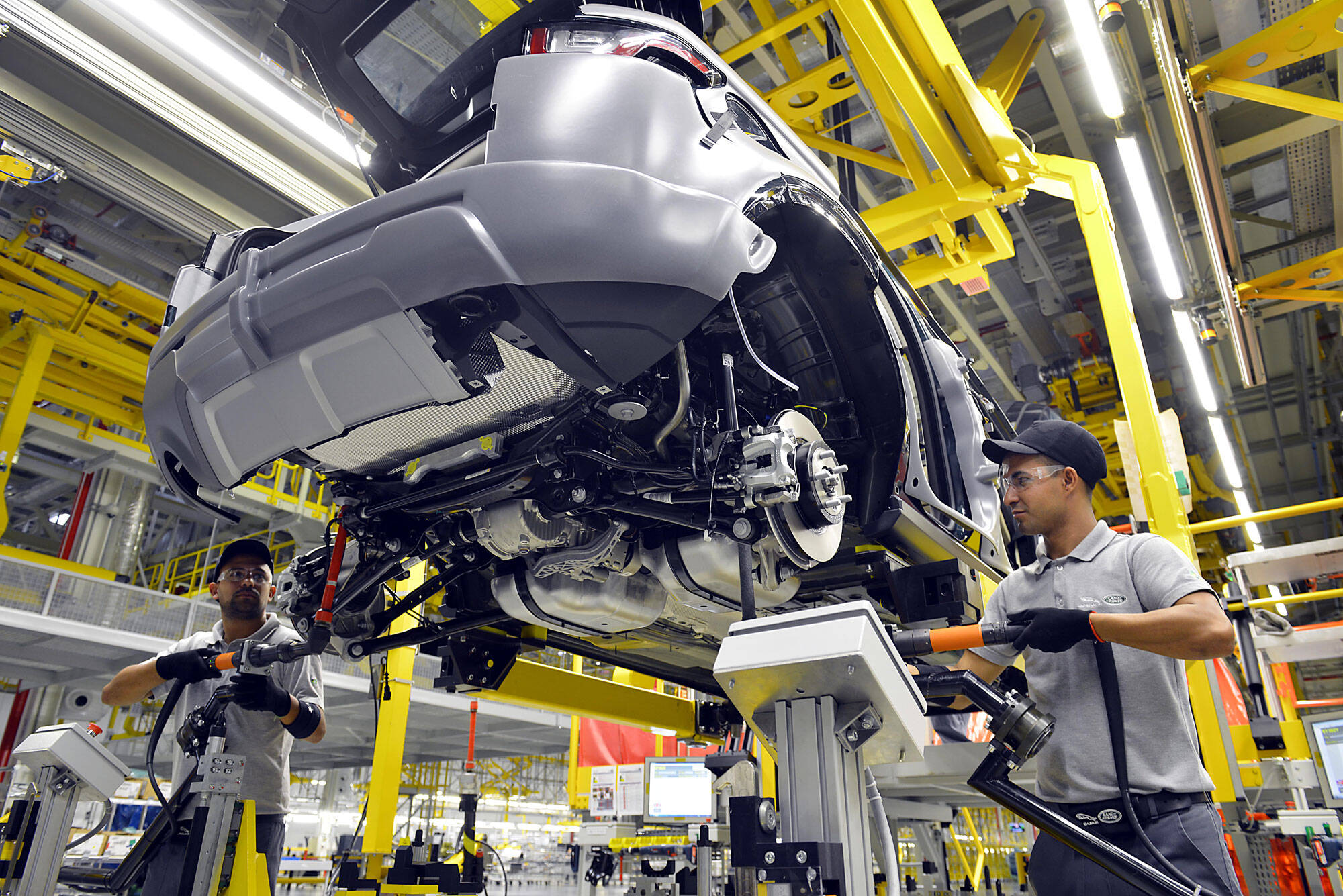 Fábrica da Jaguar Land Rover em Itatiaia (RJ). Foto: Divulgação/Jaguar Land Rover