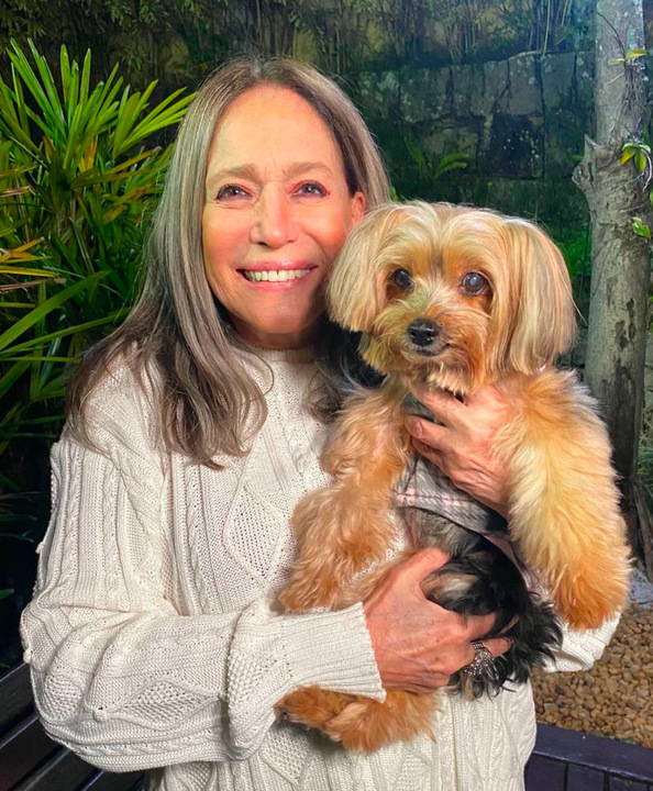 Susana Vieira e pet. Foto: Reprodução: Instagram