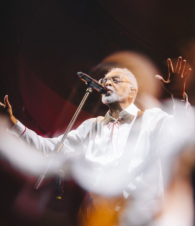 Gilberto Gil em turnê. Foto: Reprodução: Instagram