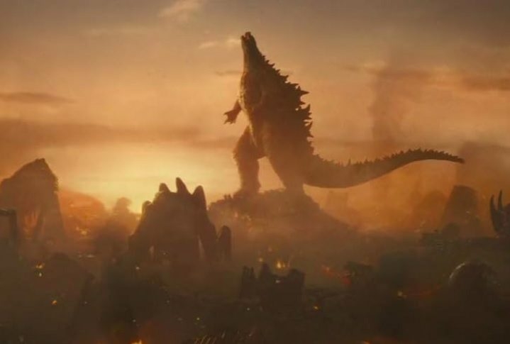 O tamanho de Godzilla varia de acordo com o filme, mas geralmente ele tem entre 50 e 100 metros de altura. Reprodução: Flipar