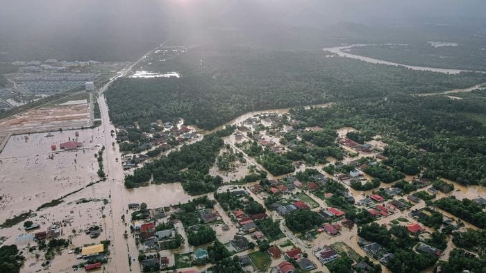 Imagens de satélite mostram antes e depois de enchente no RS. Foto: Fidel Forato