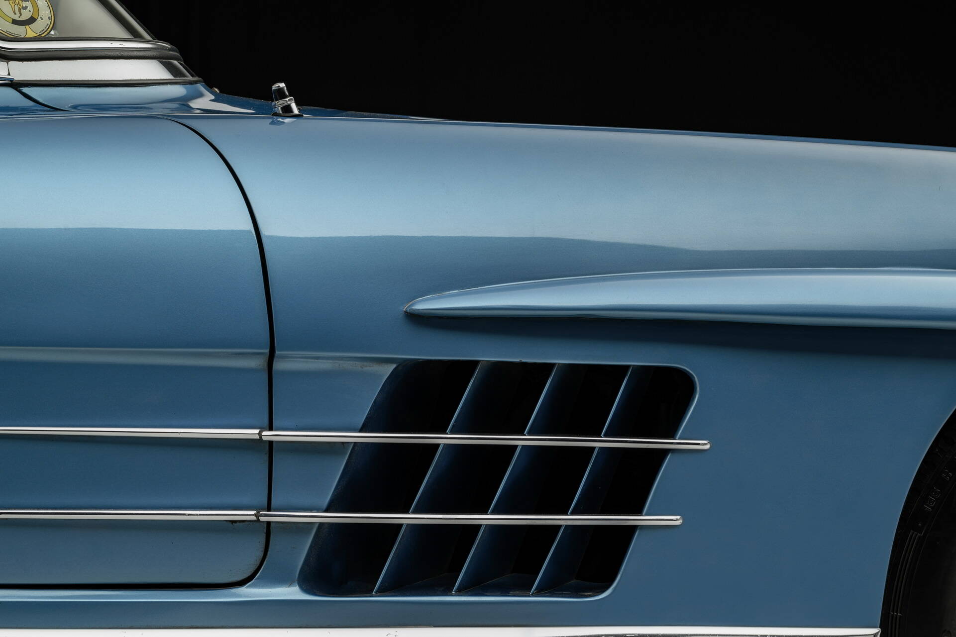 Mercedes 300 SL de Juan Manuel Fangio. Foto: Reprodução
