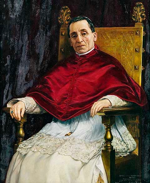 Eleito poucas semanas antes da eclosão da Primeira Guerra Mundial, Bento XV foi o 258º papa da Igreja Católica.
 Reprodução: Flipar