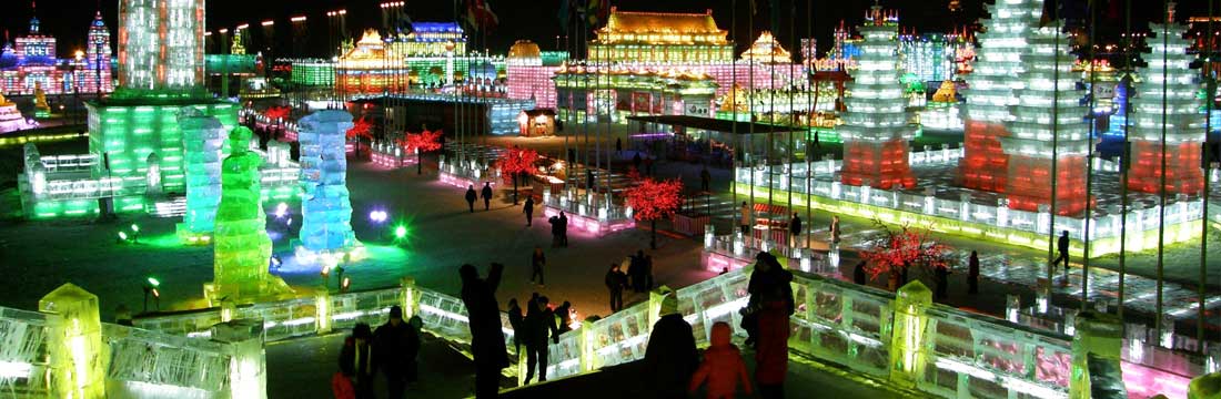 Parque Ice Harbin na China. Foto: Divulgação - Ice Festival Harbin (CH)