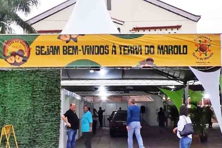 Em Paraguaçu (MG), o fruto é símbolo de identidade. Isso porque a partir dos anos de 1980, a planta voltou a ter destaque, com o surgimento da tradicional Festa do Marolo. Por lá, se tornou até livro, lançado em 2017 pelo Conselho Municipal do Patrimônio Cultural do município. Reprodução: Flipar