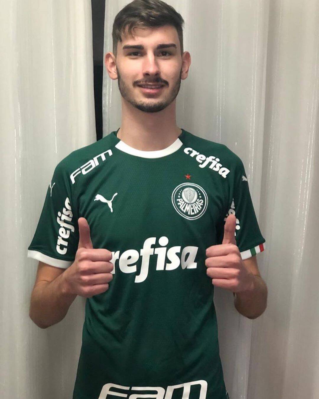 Flores é do Palmeiras. Foto: Instagram