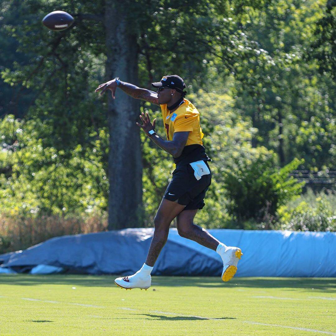 Washington segue treinando. Foto: Instagram