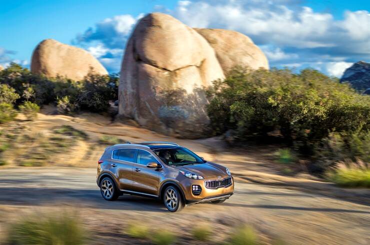 Kia Sportage 2017. Foto: Divulgação/Kia