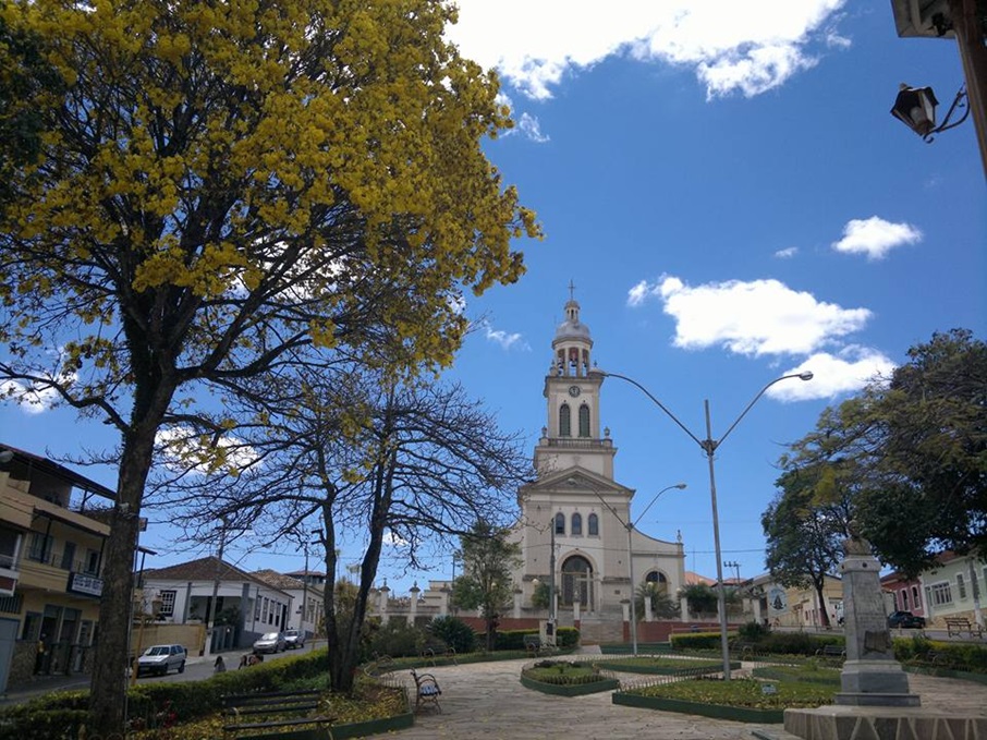 A Igreja Matriz de São Sebastião, em Cruzília, ponto alto do município Reprodução/Instituto Estrada Real