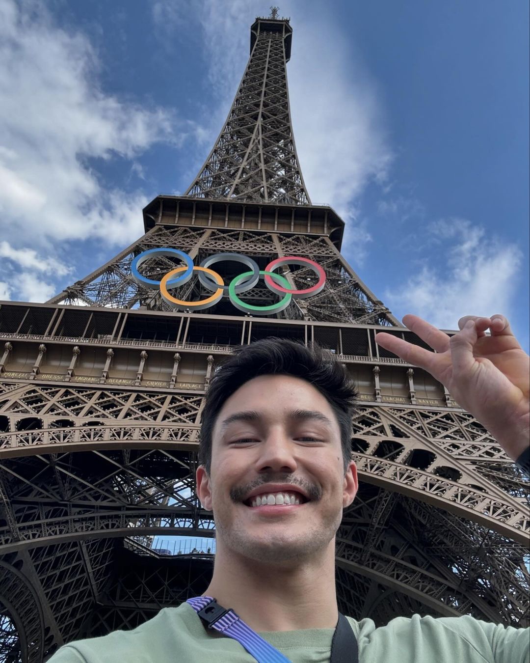 Arthur Nory está em Paris, para jogos Olímpicos  Reprodução/Instagram