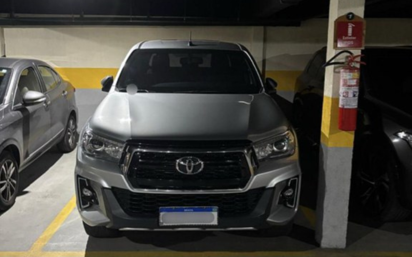 Toyota Hilux 2.8 apreendida em operação da Polícia Federal. Foto: Divulgação/Polícia Federal
