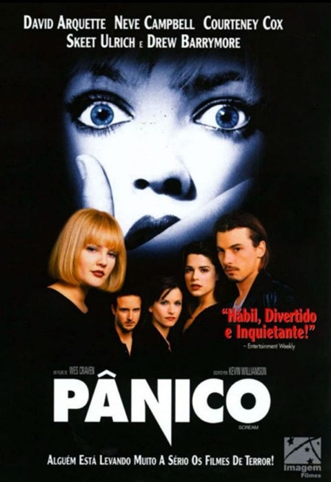 O primeiro Pânico foi lançado em 1996. Um longa-metragem roteirizado por Williamson e dirigido por Wes Craven, um dos mestres do cinema de horror 