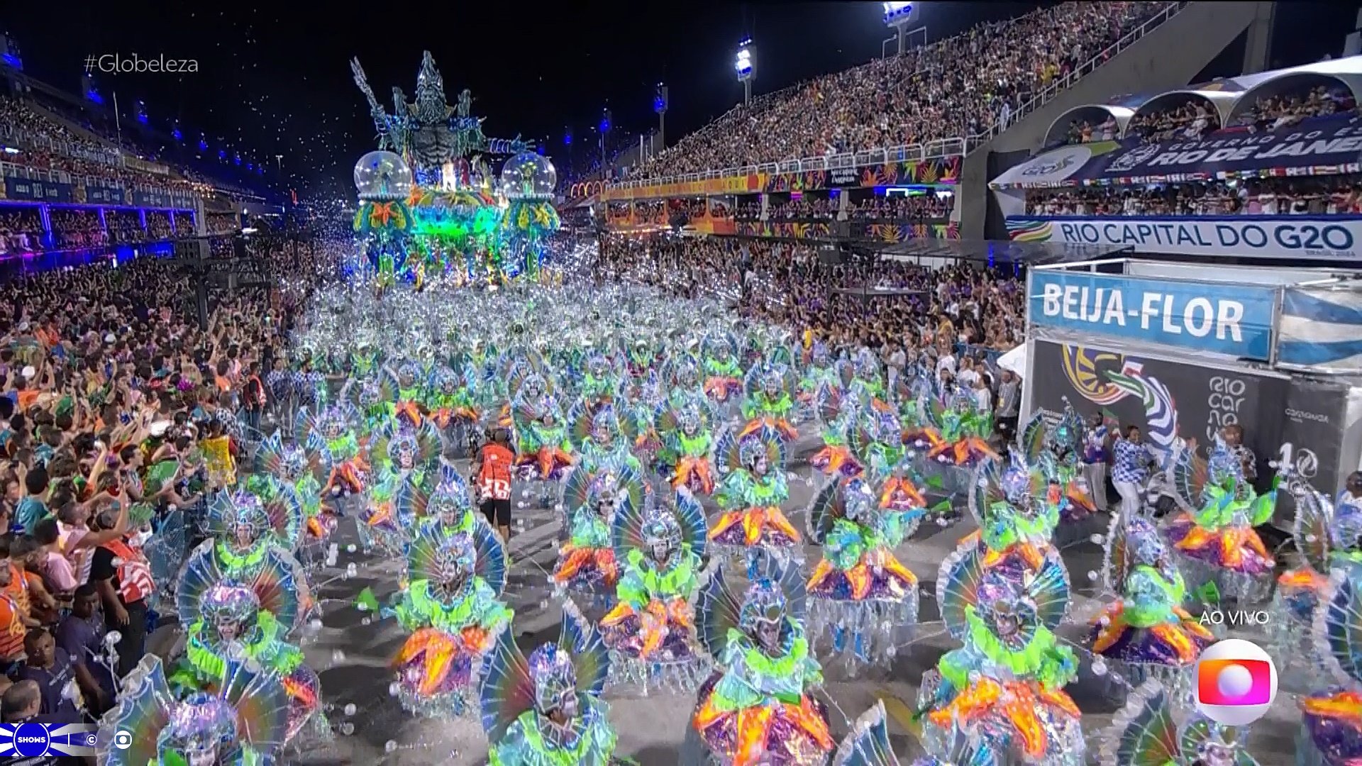 Carnaval RJ: Beija-Flor Reprodução/Globo