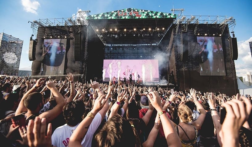 Entre os dias 22 de 24 de março acontece a 11ª edição do festival de música Lollapalooza Brasil, no autódromo de Interlagos, na zona sul de São Paulo. 
 Reprodução: Flipar