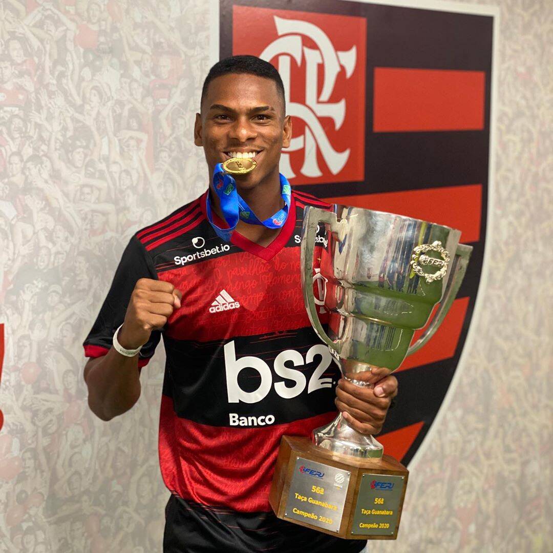 Jogador do Flamengo. Foto: Instagram