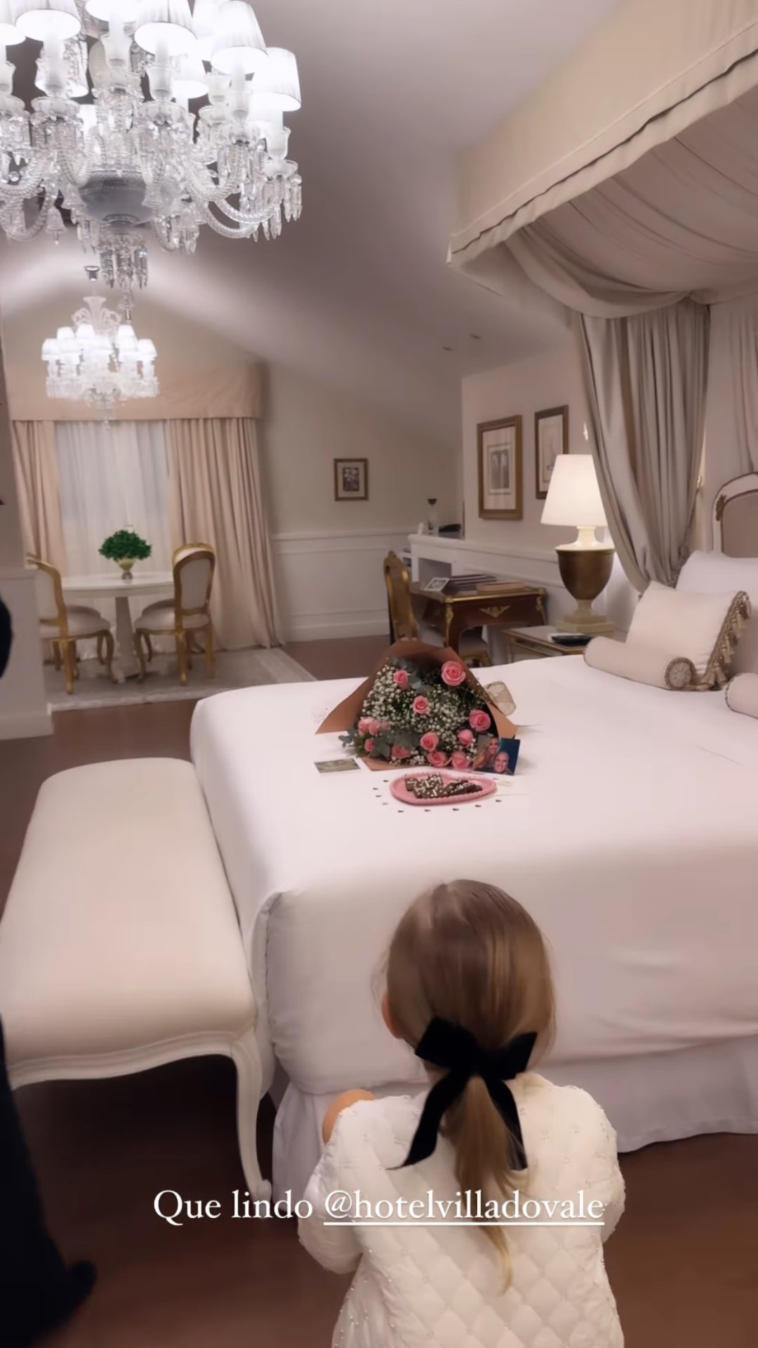 Justus e família se hospedam em hotel luxuoso no Sul Reprodução/Instagram