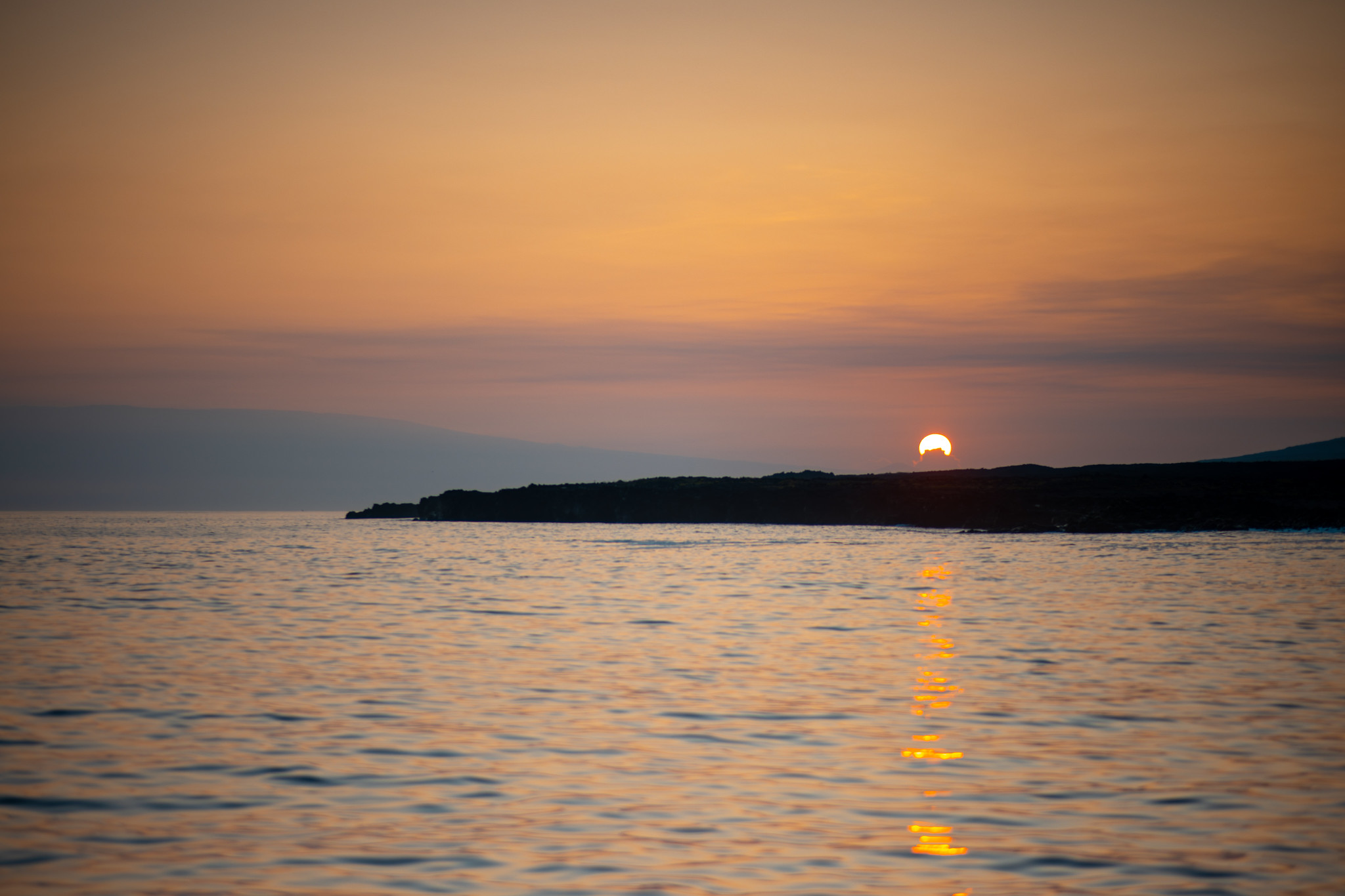 Por do sol em Galápagos. Foto: Divulgação / Unesco