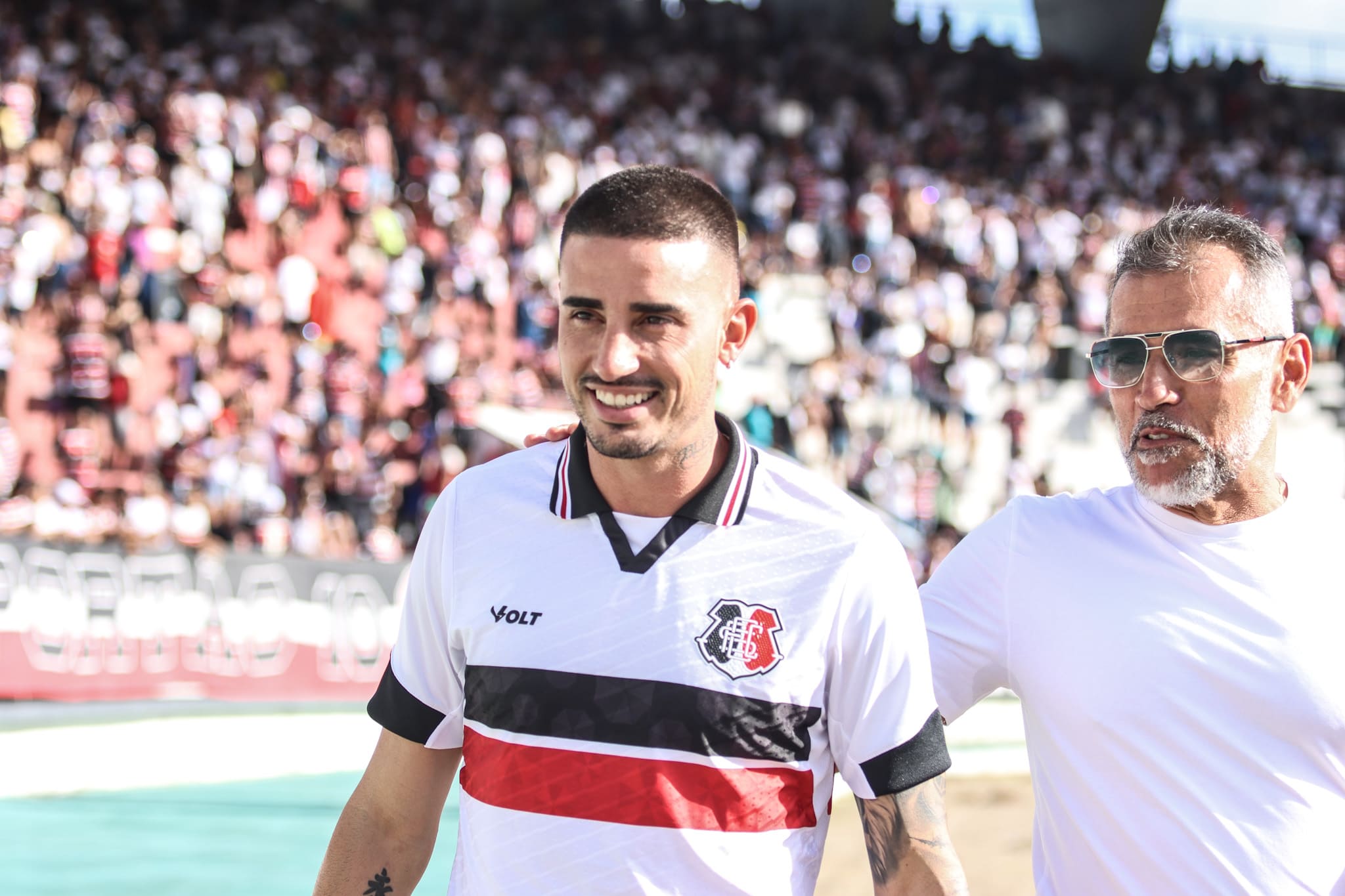Thiago Galhardo. Foto: Evelyn Victoria/ Santa Cruz FC