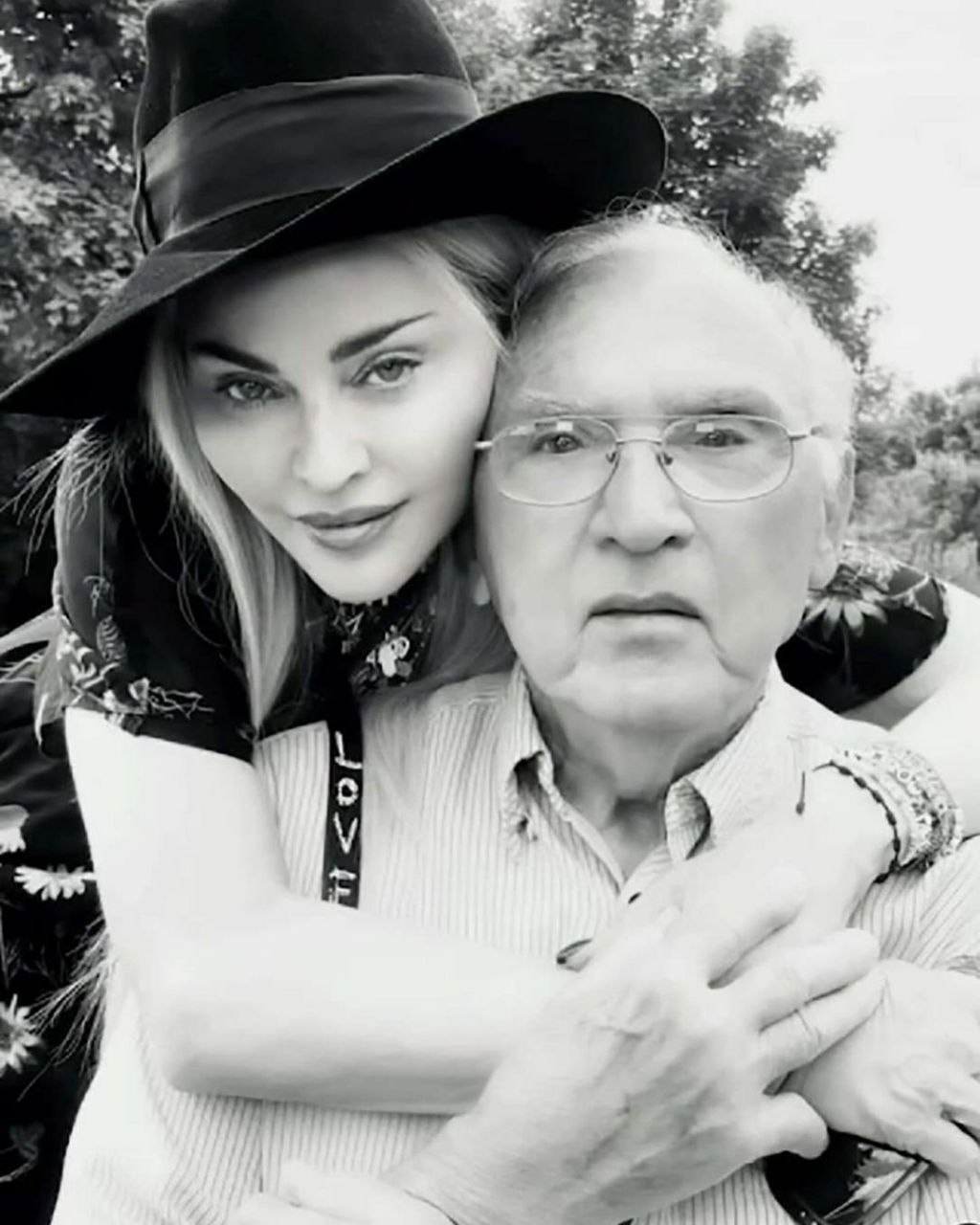 Madonna e o pai, Silvio  Reprodução/Instagram