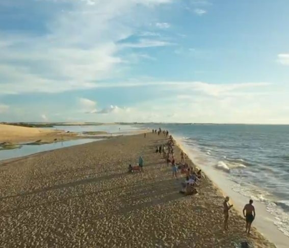 Localizado no litoral cearense, o parque aplicou cerca de 200 multas a turistas e empresas que infringiram regras ambientais em 2024.  Os dados foram divulgados em outubro de 2024 pela BBC News Brasil. Reprodução: Flipar