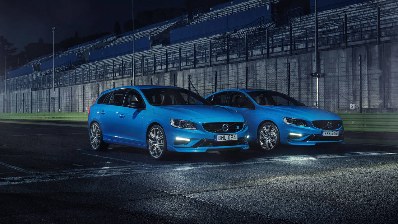 Volvo S60 e V60 Polestar. Foto: Divulgação