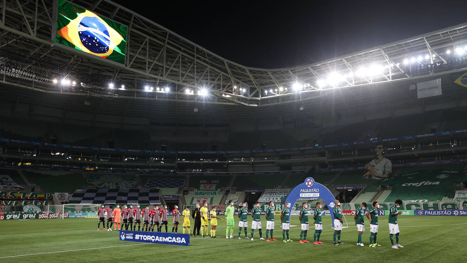 Palmeiras x São Paulo. Foto: Cesar Greco / Palmeiras