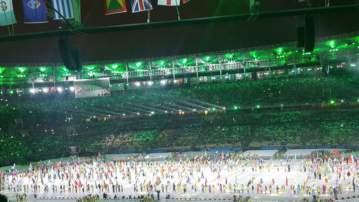 Cerimônia de encerramento do Rio 2016. Foto: Reprodução/Twitter