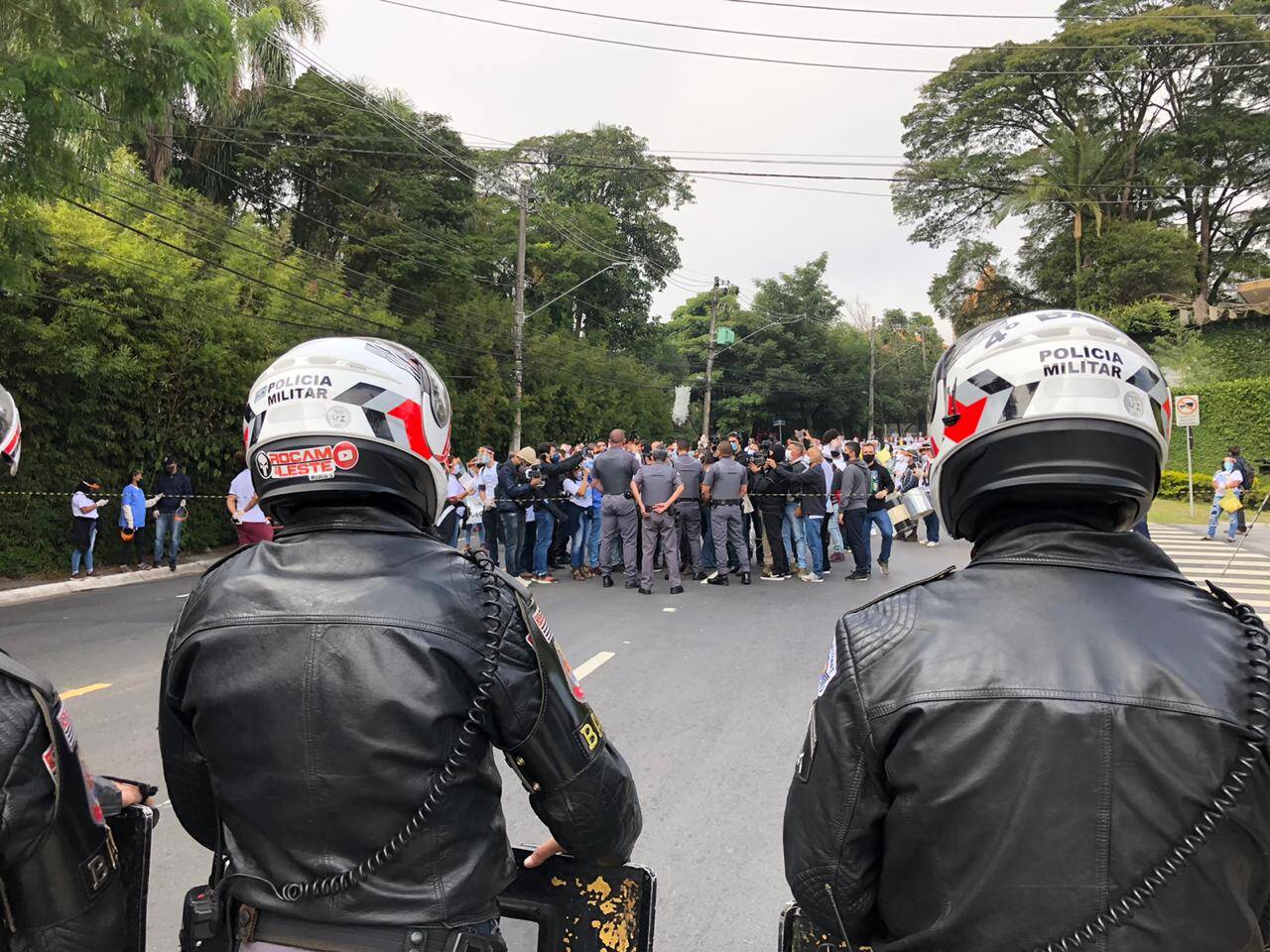 Caminhada de moradores de Paraisópolis até o Palácio dos Bandeirantes. Foto: Eduarda Esteves / Portal iG