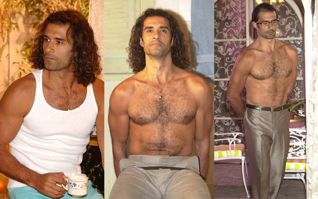 Também em "Kubanacan", Marcos Pasquim interpretou três personagens: Esteban, Dark Esteban e Adriano. Depois, ainda viveu um quarto: Leon