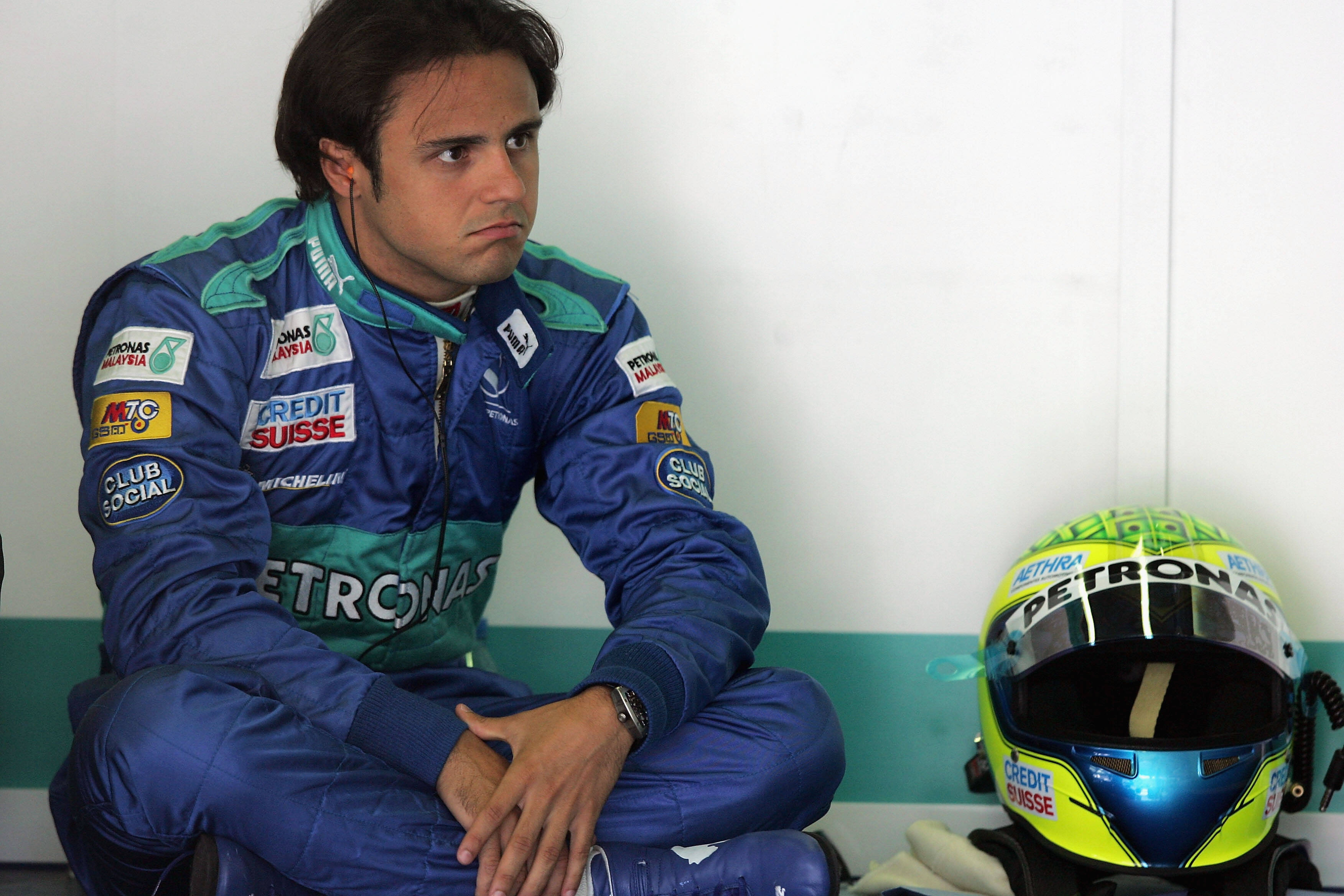 Felipe Massa passou três temporadas na Sauber. O melhor resultado que teve pela equipe foi o quarto lugar, registrado duas vezes. Foto: Getty Images