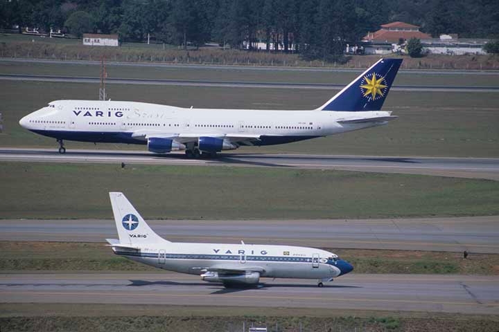 Entre as décadas de 1960 e 1980, a Varig conquistou prestígio internacional, com o status de uma das mais importantes empresas aéreas privadas do mundo.
 Reprodução: Flipar