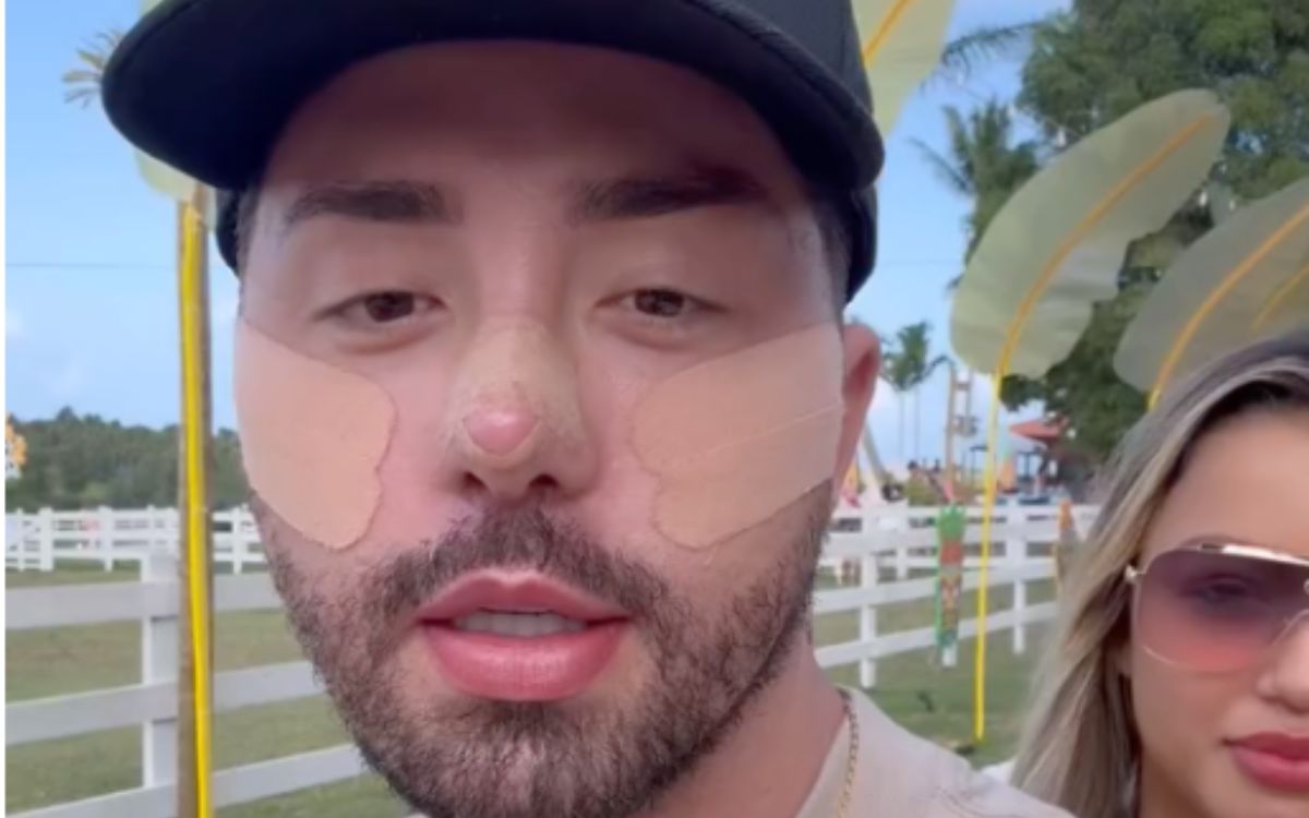 Rico Melquíades e sua mudança de visual. Foto: Facebook