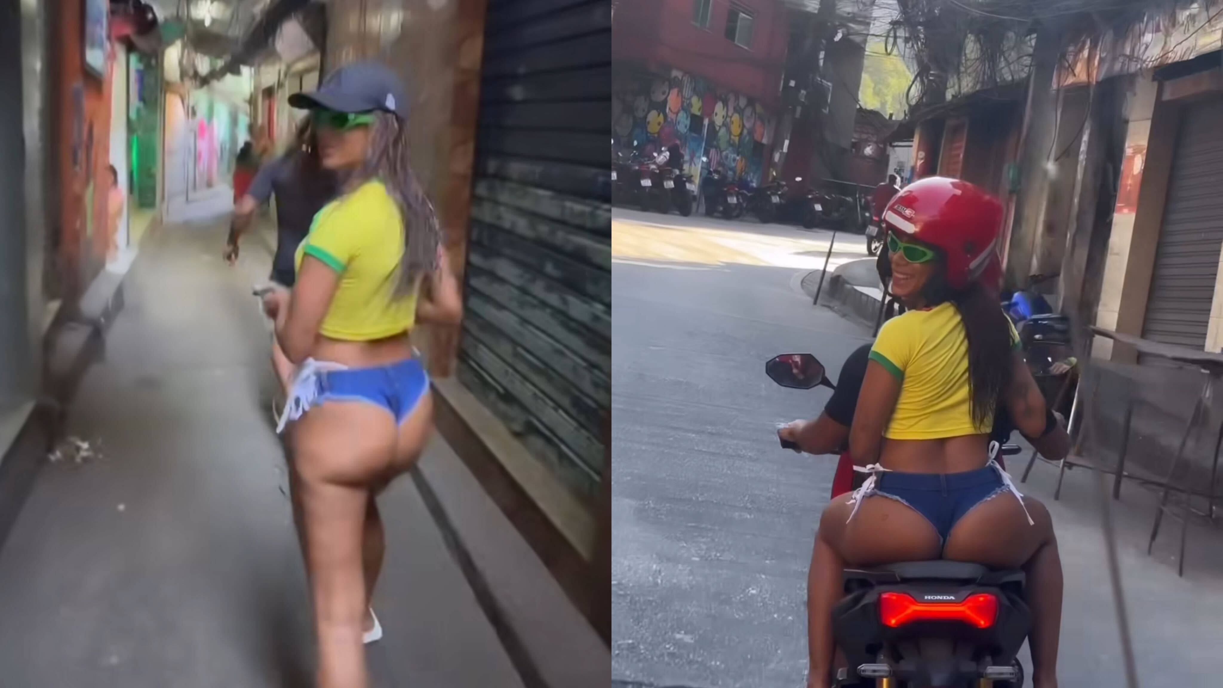 Anitta em favela do Rio Reprodução Instagram - 9.5.2024
