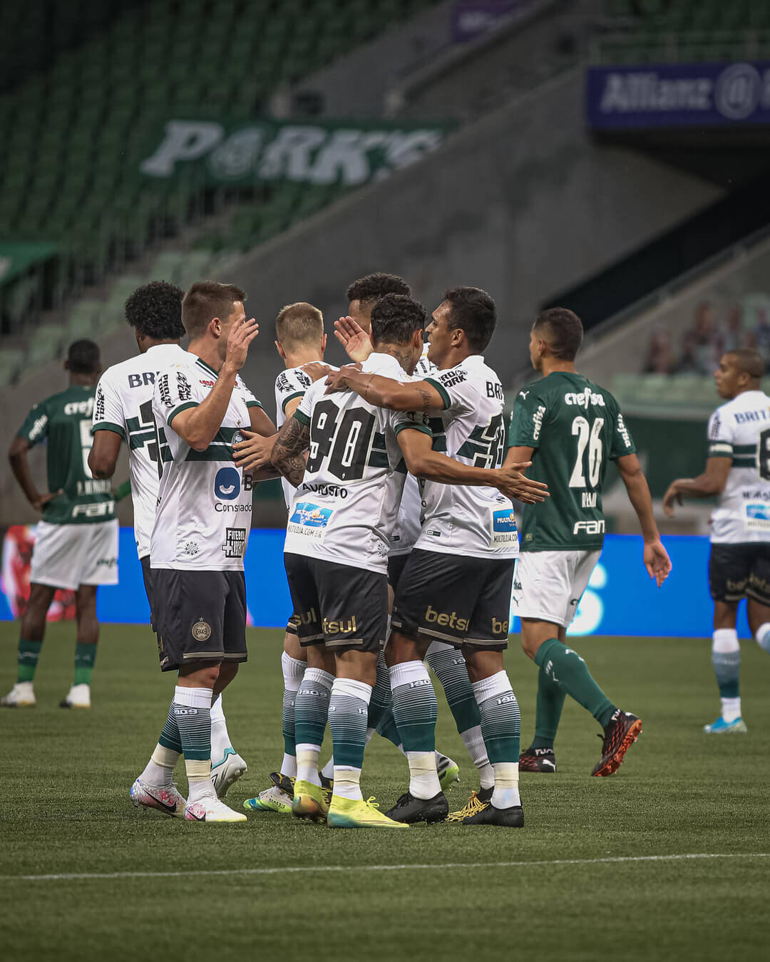 Palmeiras x Coritiba. Foto: Reprodução/Instagram