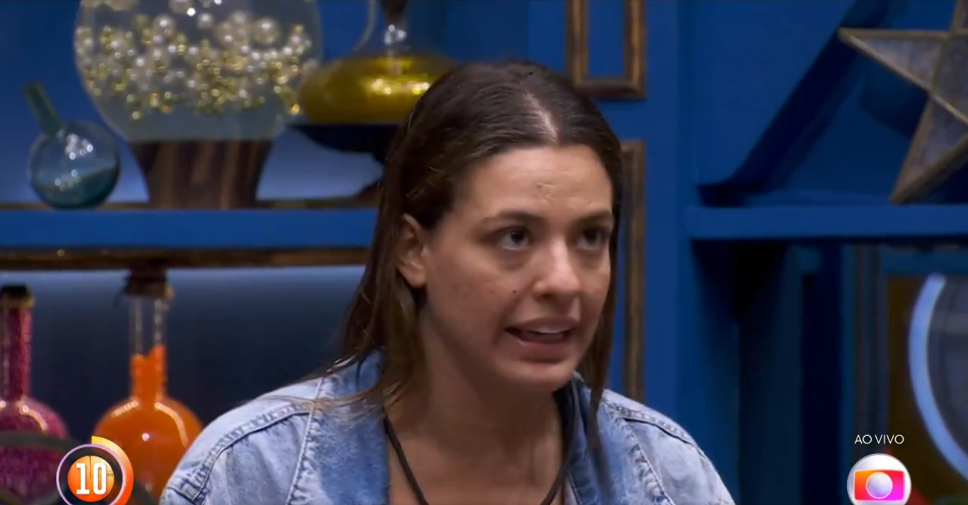 Beatriz defendeu a permanência em 15º paredão do 'BBB 24' Reprodução/Globo - 30.03.2024