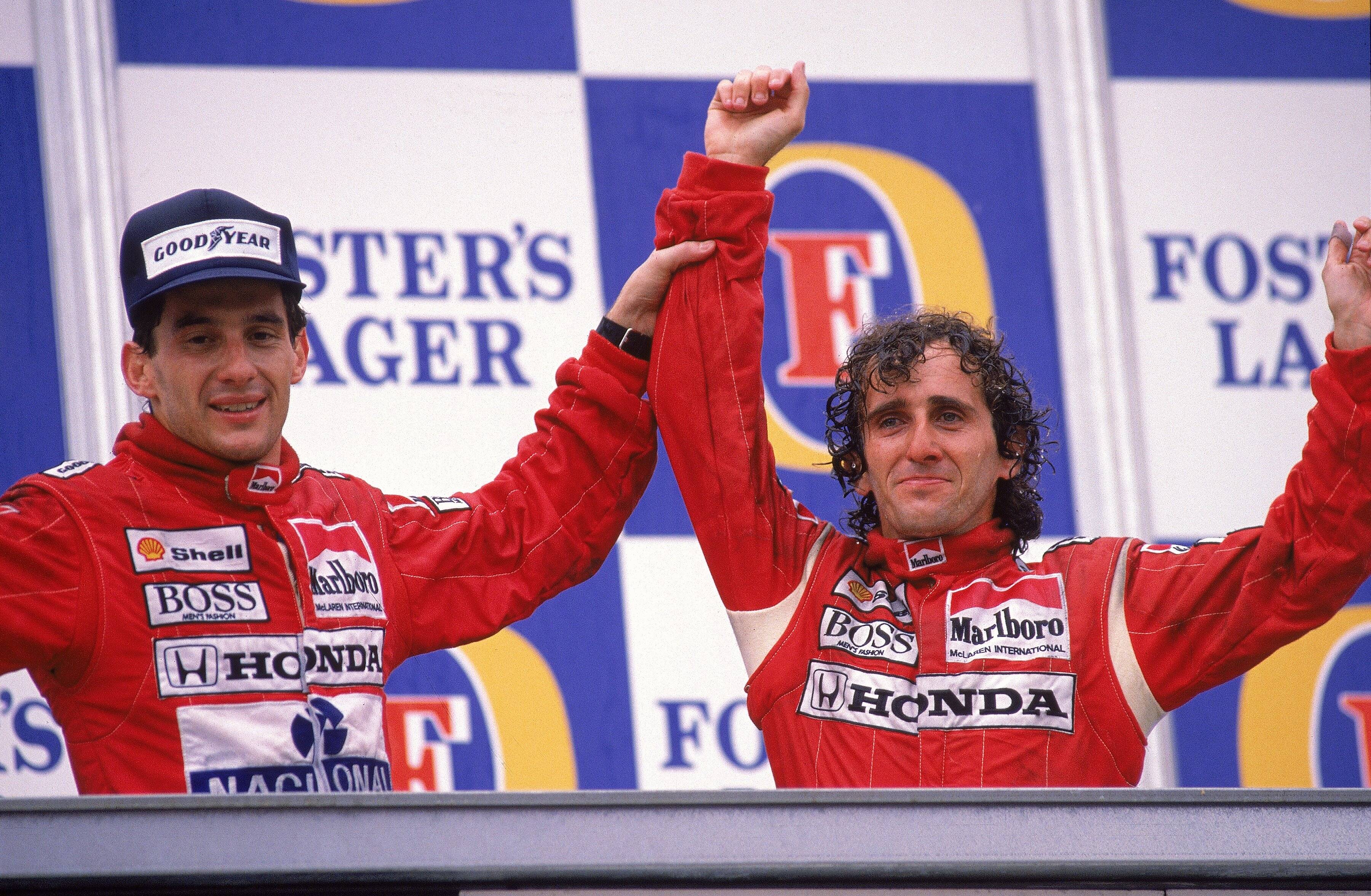 Com a chegada de Ayrton Senna em 1988, a McLaren, que já contava com o francês Alain Prost, reunia dois pilotos em condição de ganhar o título. Foto: Getty Images