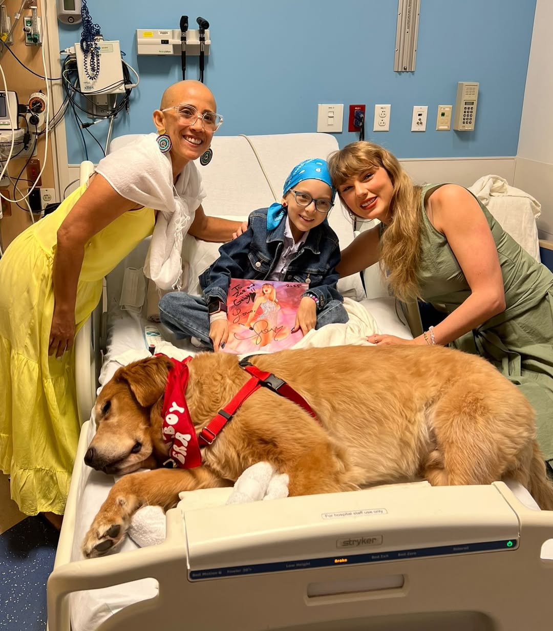 Taylor Swift visitou hospital infantil na Flórida. Foto: Reprodução Instagram @ jdchospital