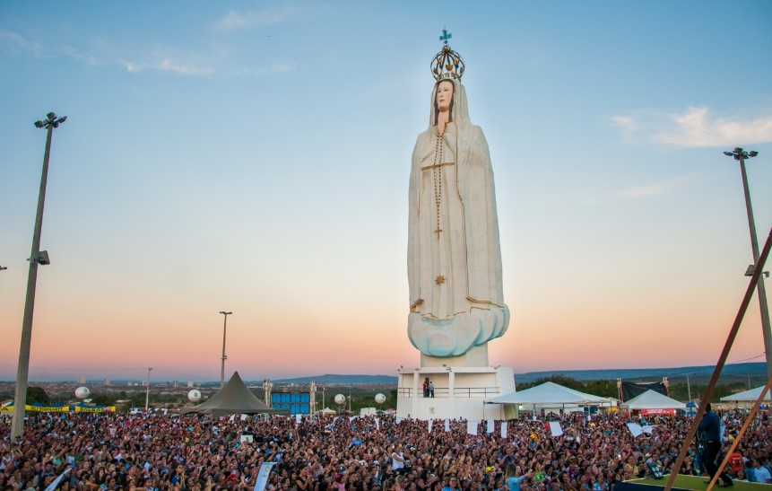 O monumento também será maior que a estátua de Nossa Senhora de Fátima, no Crato, estado do Ceará, que tem 45 metros.
 Reprodução: Flipar