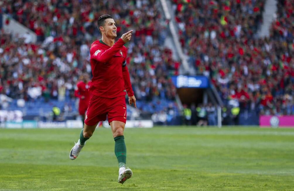 Cristiano Ronaldo marca faz hat-trick e classifica Portugal para a final da Liga das Nações da Uefa. Foto: Reprodução