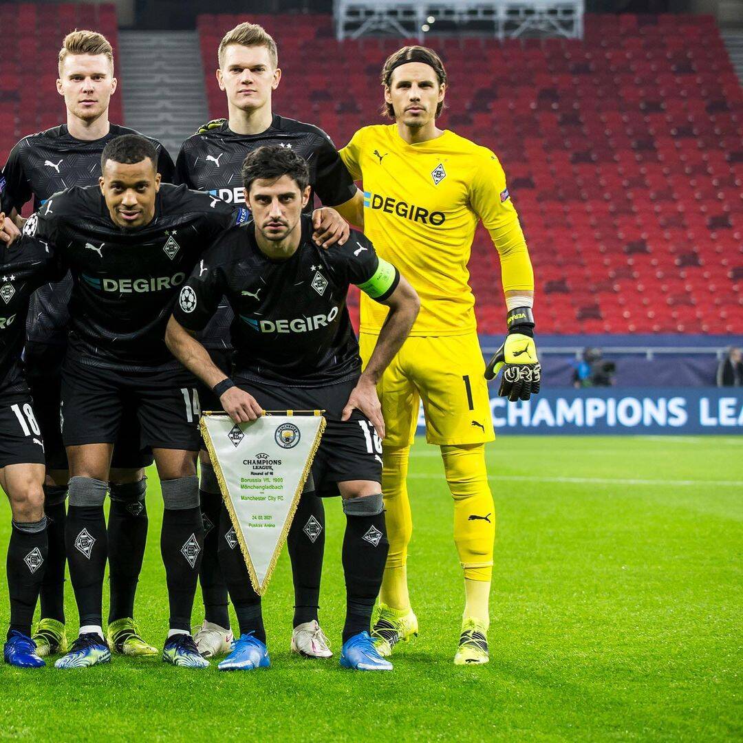 Borussia Mönchengladbach x Manchester City. Foto: Reprodução / Instagram